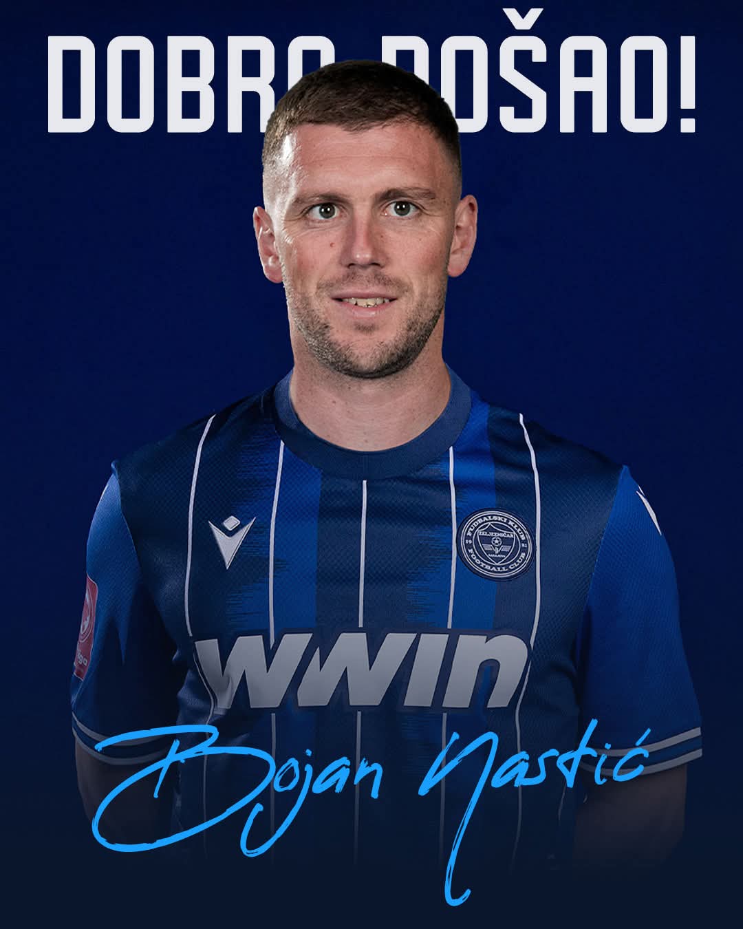 Zvanično: Bojan Nastić novi fudbaler Željezničara 