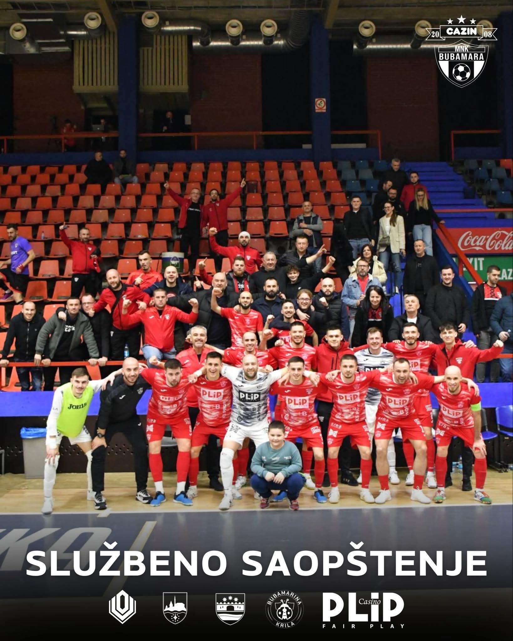 Službeno saopštenje MNK Bubamara Cazin nakon incidenta 