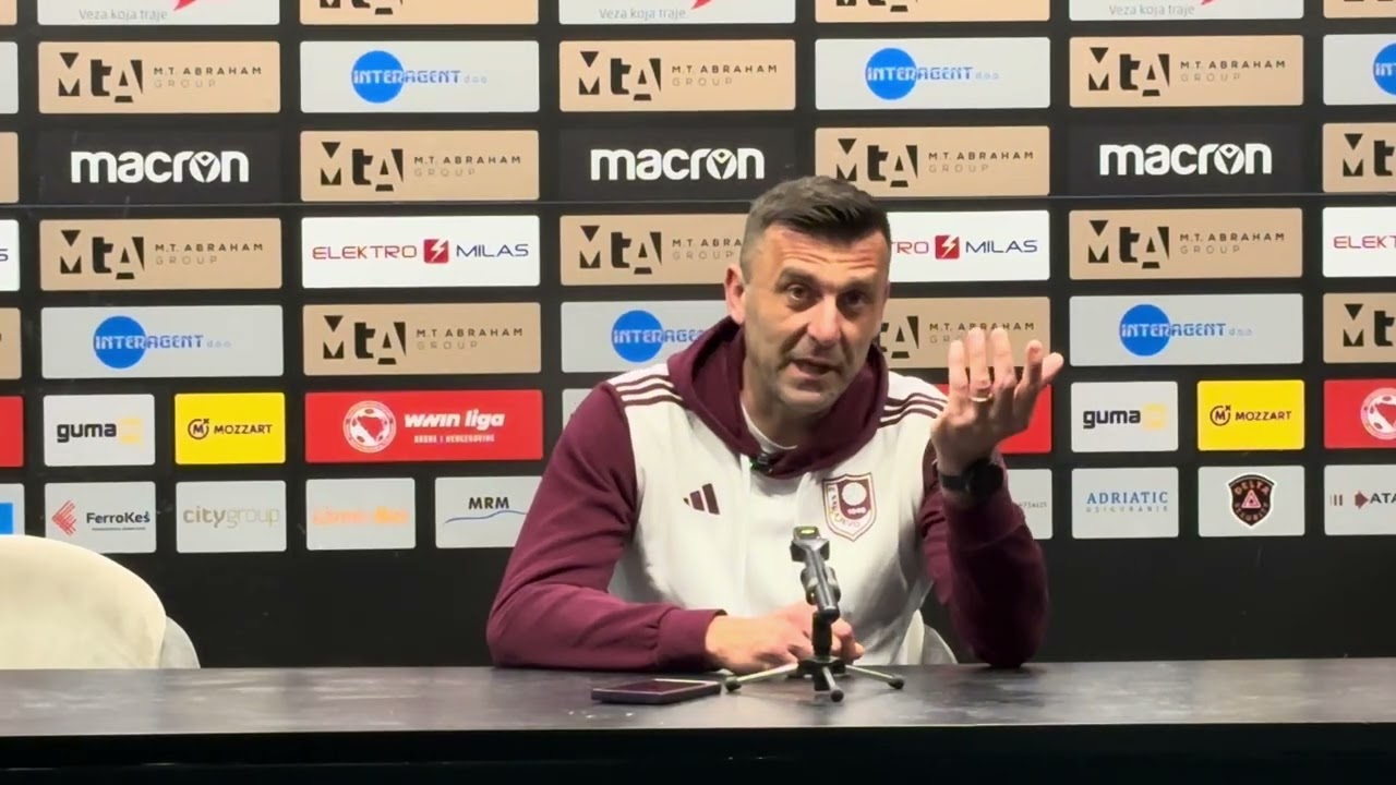 (VIDEO) Cvitanović nakon novog poraza: Željeli smo ovaj trofej, Zrinjski nije napravio šansu