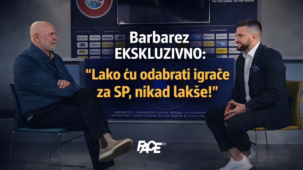 (VIDEO) Barbarez dao intervju za FACE TV