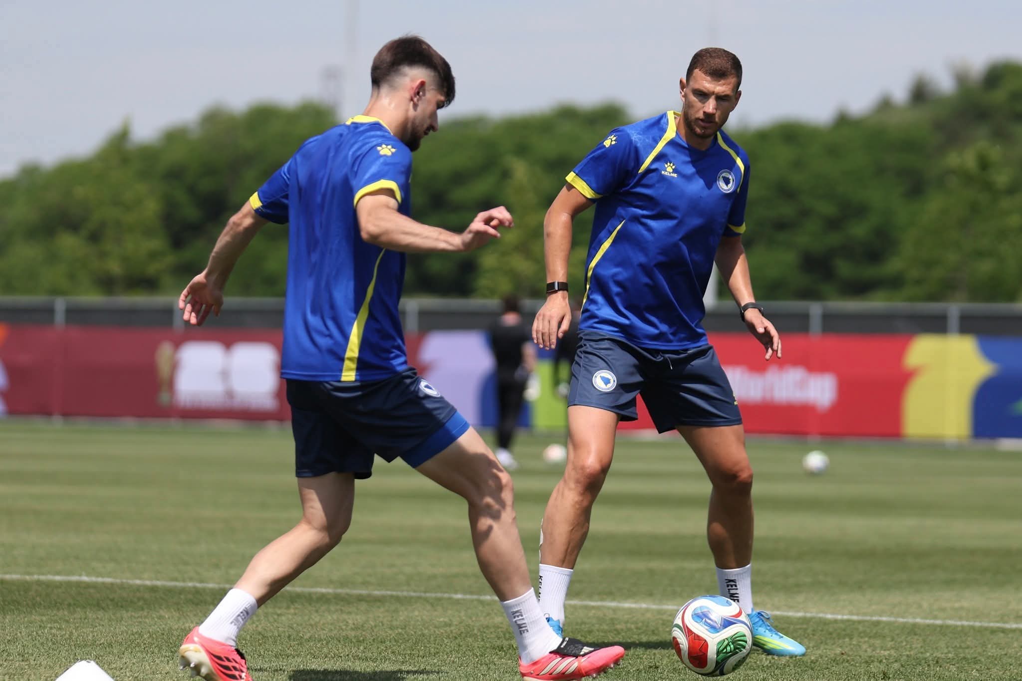 Zmajevi odradili službeni trening pred Kanadu: Džeko trenirao, Čelik van stroja